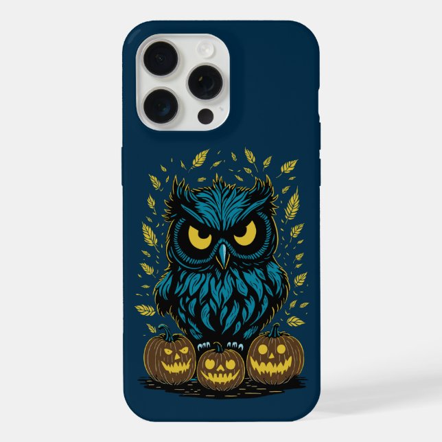 Funny Halloween Owl iPhone Case (Back)