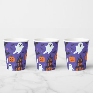 Funny Halloween Paper Cups