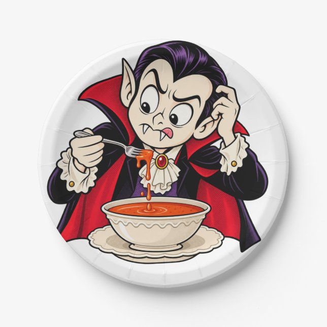 Funny Halloween Paper plates (Front)