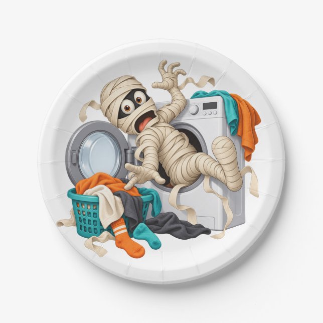 Funny Halloween Paper plates (Front)