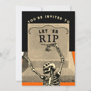 Funny Halloween Party Invitation