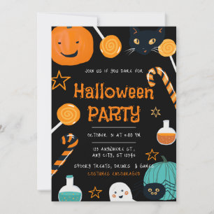 Funny Halloween Party Invitation