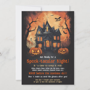 FUNNY Halloween Party Invitation