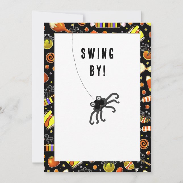 Funny Halloween Party Invitations (Front)