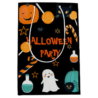 Funny Halloween Party Medium Gift Bag