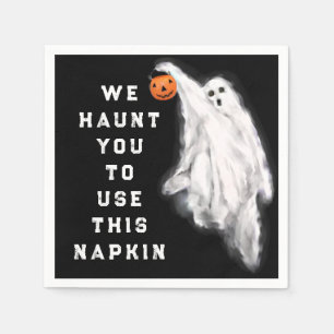 Funny Halloween Party Napkin