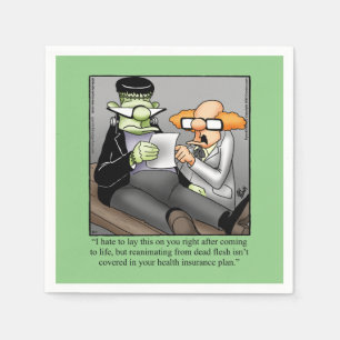 Funny Halloween Party Napkins