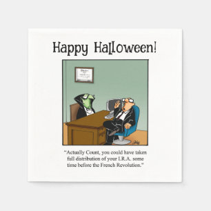 Funny Halloween Party Napkins