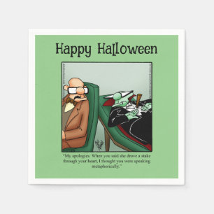 Funny Halloween Party Napkins