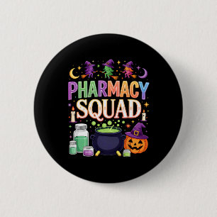 Funny Halloween Pills Pharmacy Squad Shirt Pharmac 6 Cm Round Badge