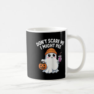 Funny Halloween Pregnant Ghost Don't E Me I Might Coffee Mug