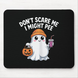 Funny Halloween Pregnant Ghost Don't E Me I Might Mouse Mat