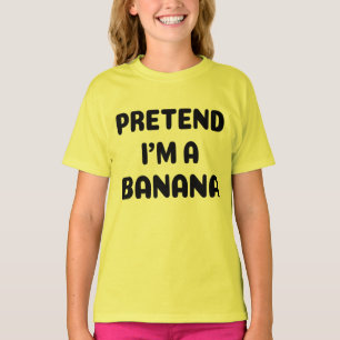 Funny Halloween - Pretend I'm a Banana  T-Shirt