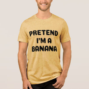 Funny Halloween - Pretend I'm a Banana Tri-Blend Shirt