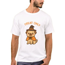 Funny Halloween Pug Witch T-Shirt