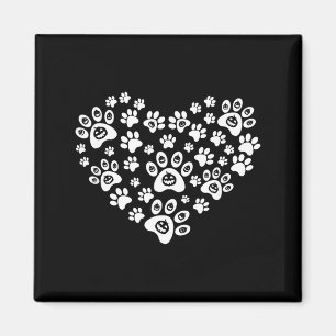 Funny Halloween Pumpkin Dog Paws - Halloween Dog Magnet