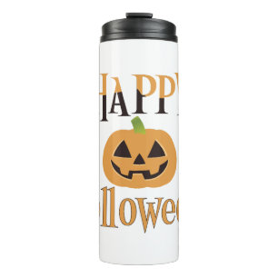 Funny Halloween Pumpkin Happy Halloween gift Thermal Tumbler