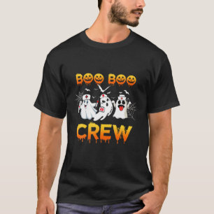 Funny Halloween Pumpkin Tee, Boo Boo Crew Ghost Do T-Shirt