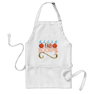 Funny, Halloween Pumpkins, Fab BooLous Leopard Standard Apron