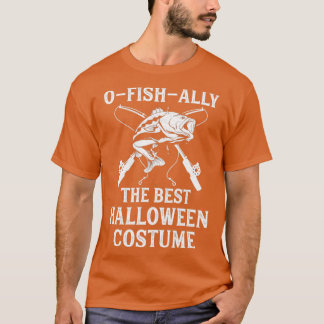 Funny Halloween Pun Fisherman Fishing Halloween Co T-Shirt
