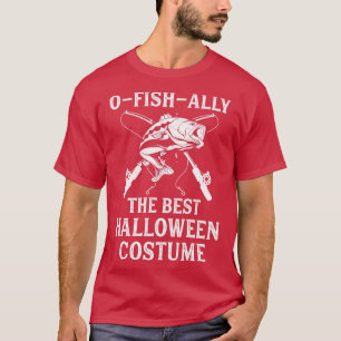 Funny Halloween Pun Fisherman Fishing Halloween Co T-Shirt