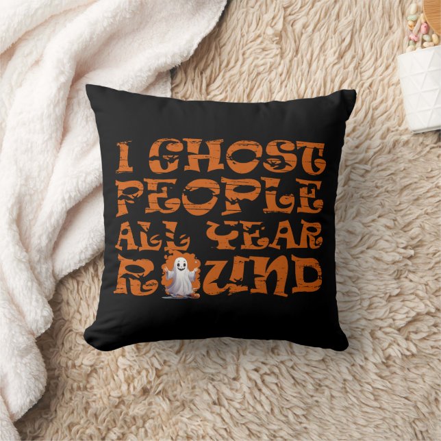 Funny Halloween quote Cushion (Blanket)