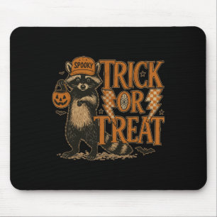 Funny Halloween Racoon Costume Meme Trick Or Fera Mouse Mat