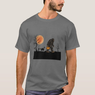 Funny Halloween Sasquatch Bigfoot Costume T-Shirt