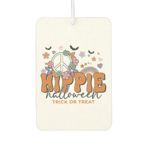 Funny Halloween saying Hippie Halloween Car Air Freshener