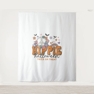 Funny Halloween saying Hippie Halloween Tapestry