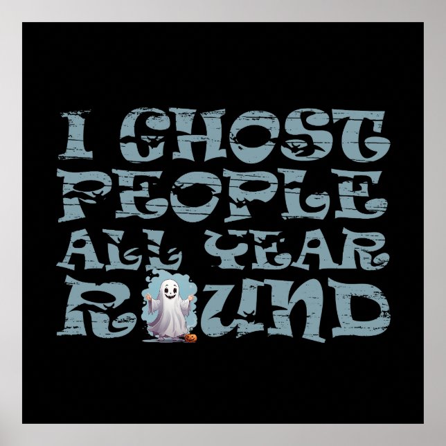 funny halloween saying poster (Front)