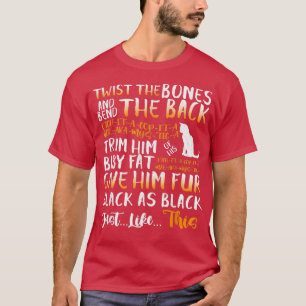 Funny Halloween Scary Black Cat Jackolantern Witch T-Shirt