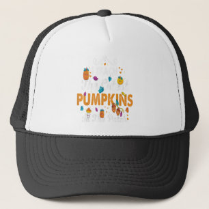 Funny Halloween Science Teacher Zombie Who Loves B Trucker Hat