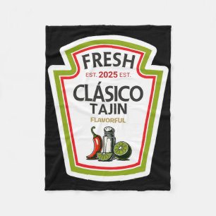 Funny Halloween Shirt 2025 Gift Clico Tajin Spicy  Fleece Blanket