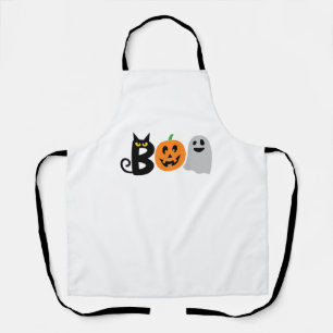 Funny Halloween Shirt. BOO Pumpkins Boys Girls Kid Apron