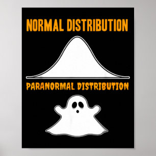 FUNNY HALLOWEEN SHIRT - Math Statistics Joke Gift Poster