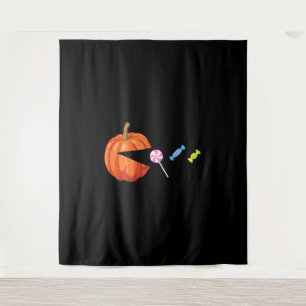 Funny Halloween Shirts For Women Kids Men Pumpkin Tapestry