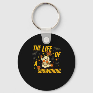 Funny Halloween Showghoul Ghost Costume Party Desi Key Ring