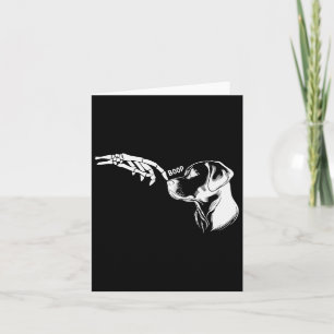 Funny Halloween Skeleton Card
