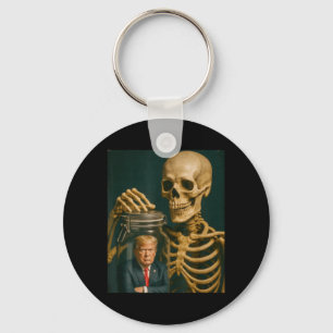 Funny Halloween Skeleton Key Ring