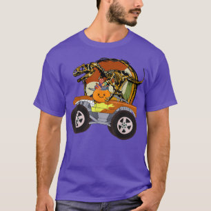 Funny Halloween Skeleton T Re Monster Truck Lover T-Shirt