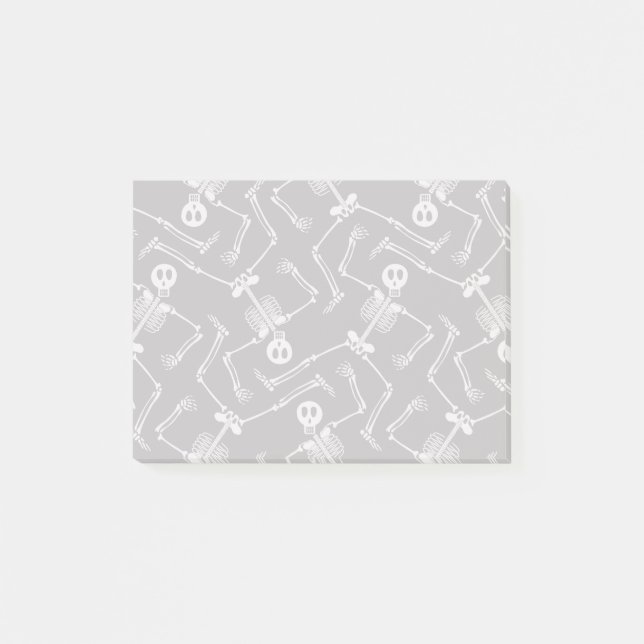 Funny Halloween Skeletons Post-it Notes (Front)
