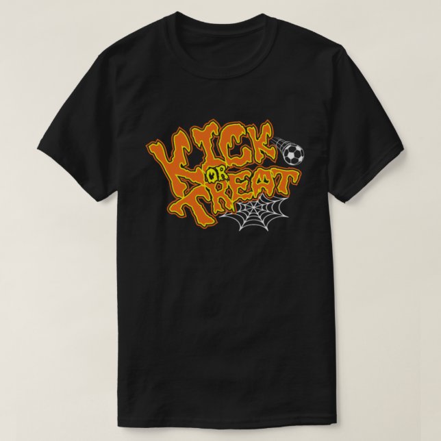 Funny Halloween Soccer Shirt - Soccer Halloween (Design Front)