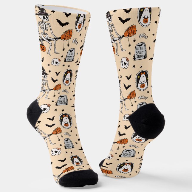 Funny Halloween Socks (Angled)