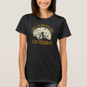 Funny Halloween Spanish Teacher - All Teachers Lov T-Shirt