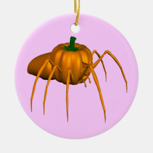 Funny Halloween Spider Ceramic Tree Decoration