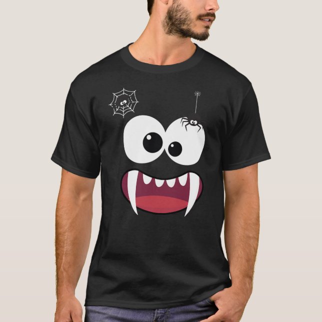 funny halloween spider tee (Front)