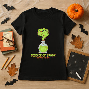 Funny Halloween Spooky Science Teachers T-Shirt
