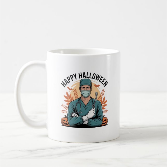 Funny Halloween Surgery Mug (Left)