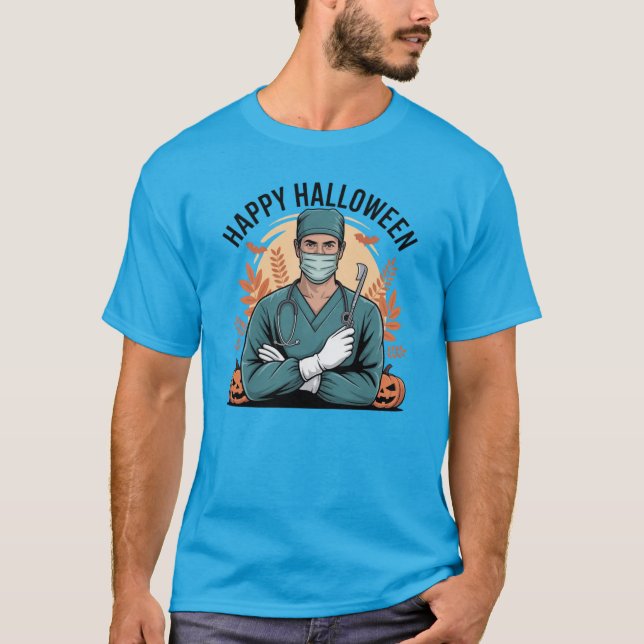 Funny Halloween Surgery T-Shirt (Front)